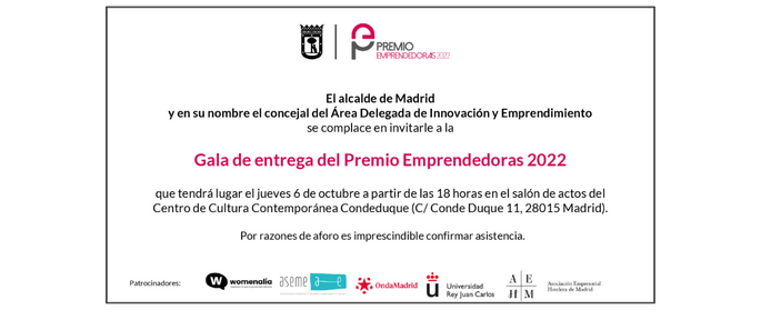 gala Premio Emprendedoras